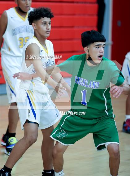 Thumbnail 3 in Corcoran vs Highland (Arvin Tournament) photogallery.