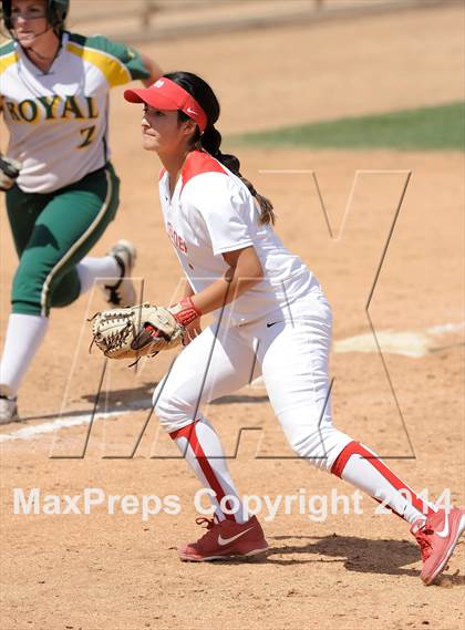 Thumbnail 3 in Royal vs Mater Dei (Woodbridge Tournament) photogallery.