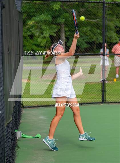 Thumbnail 3 in NCHSAA 3A Girls Tennis Championships (Singles) photogallery.