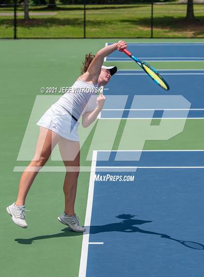 Thumbnail 3 in NCHSAA 3A Girls Tennis Championships (Singles) photogallery.