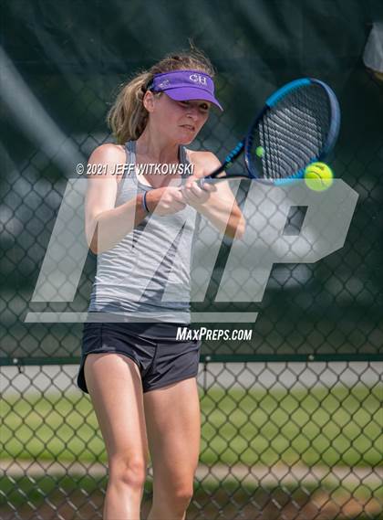 Thumbnail 1 in NCHSAA 3A Girls Tennis Championships (Singles) photogallery.