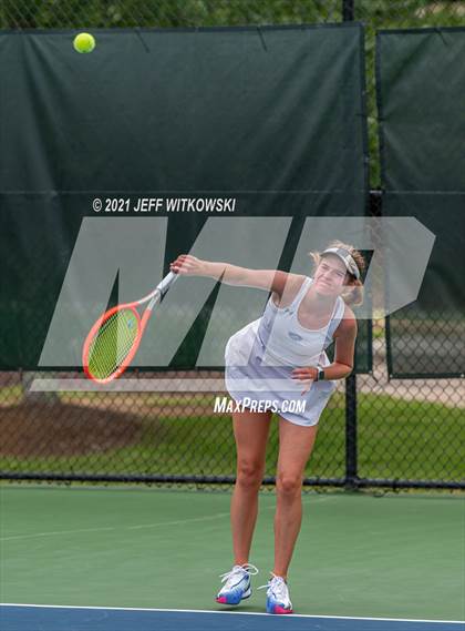 Thumbnail 1 in NCHSAA 3A Girls Tennis Championships (Singles) photogallery.