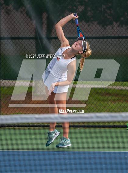 Thumbnail 2 in NCHSAA 3A Girls Tennis Championships (Singles) photogallery.