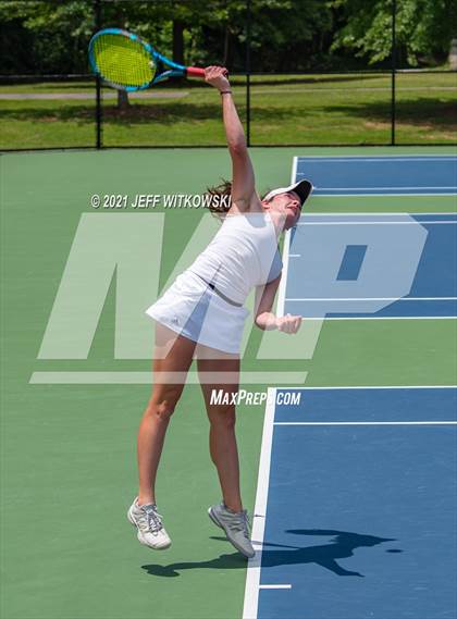 Thumbnail 2 in NCHSAA 3A Girls Tennis Championships (Singles) photogallery.