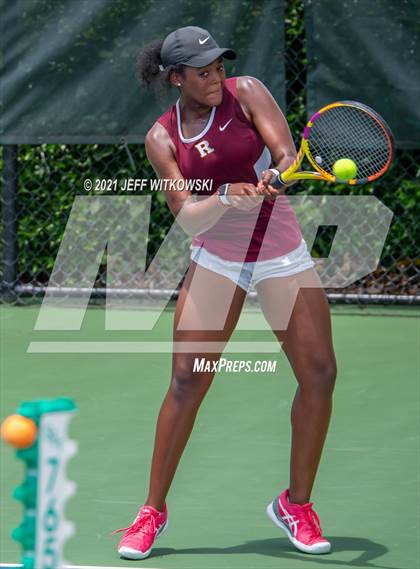 Thumbnail 1 in NCHSAA 3A Girls Tennis Championships (Singles) photogallery.