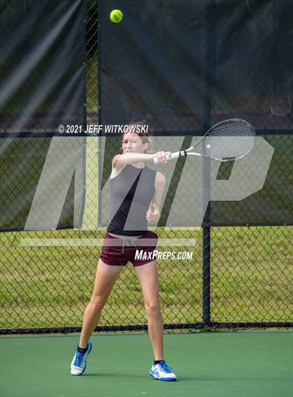 Thumbnail 1 in NCHSAA 3A Girls Tennis Championships (Singles) photogallery.