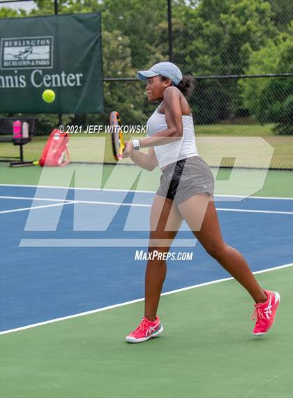 Thumbnail 1 in NCHSAA 3A Girls Tennis Championships (Singles) photogallery.