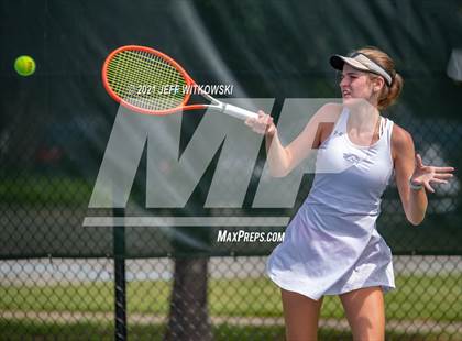 Thumbnail 1 in NCHSAA 3A Girls Tennis Championships (Singles) photogallery.