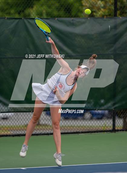 Thumbnail 1 in NCHSAA 3A Girls Tennis Championships (Singles) photogallery.