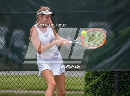 Thumbnail 2 in NCHSAA 3A Girls Tennis Championships (Singles) photogallery.