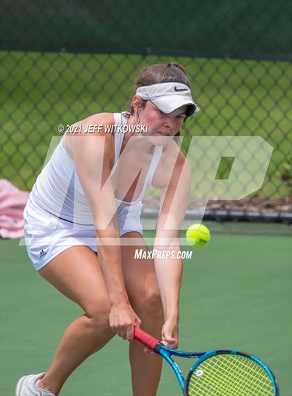 Thumbnail 1 in NCHSAA 3A Girls Tennis Championships (Singles) photogallery.