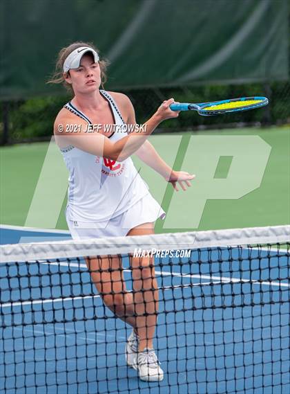 Thumbnail 2 in NCHSAA 3A Girls Tennis Championships (Singles) photogallery.