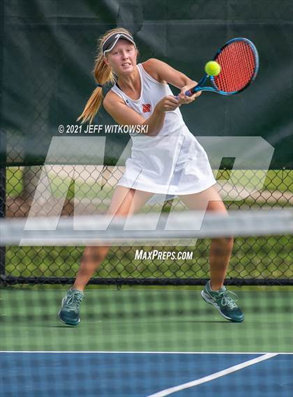 Thumbnail 1 in NCHSAA 3A Girls Tennis Championships (Singles) photogallery.