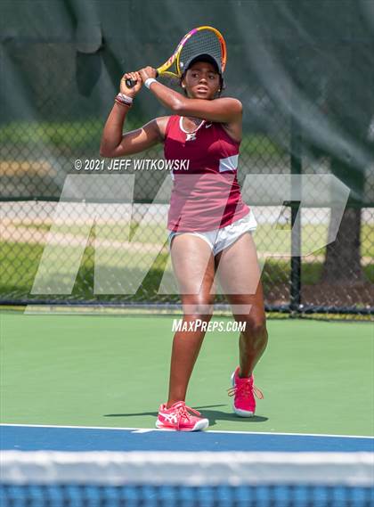 Thumbnail 3 in NCHSAA 3A Girls Tennis Championships (Singles) photogallery.