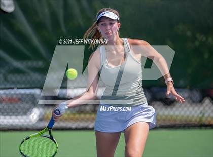 Thumbnail 2 in NCHSAA 3A Girls Tennis Championships (Singles) photogallery.