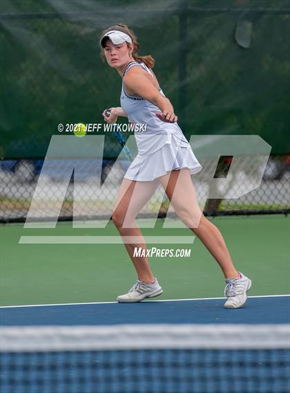 Thumbnail 1 in NCHSAA 3A Girls Tennis Championships (Singles) photogallery.