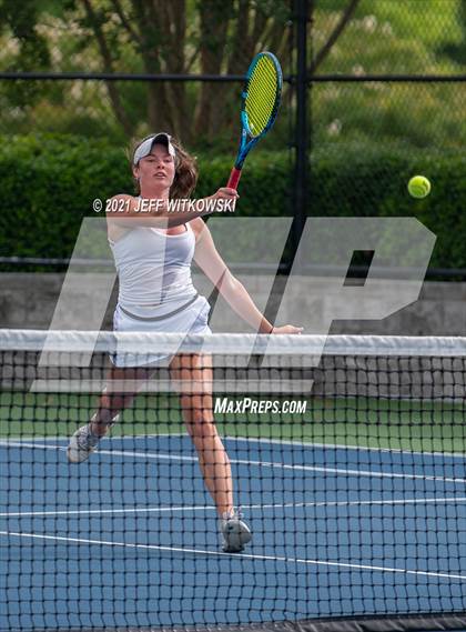 Thumbnail 1 in NCHSAA 3A Girls Tennis Championships (Singles) photogallery.