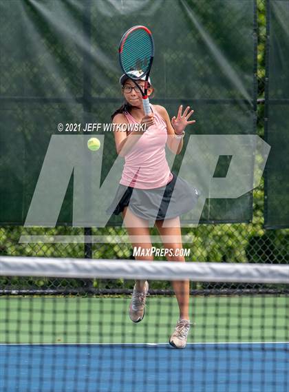 Thumbnail 2 in NCHSAA 3A Girls Tennis Championships (Singles) photogallery.