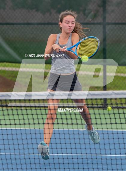 Thumbnail 1 in NCHSAA 3A Girls Tennis Championships (Singles) photogallery.