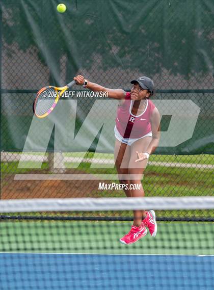 Thumbnail 3 in NCHSAA 3A Girls Tennis Championships (Singles) photogallery.