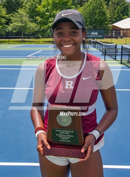 Thumbnail 1 in NCHSAA 3A Girls Tennis Championships (Singles) photogallery.