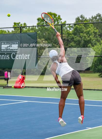 Thumbnail 3 in NCHSAA 3A Girls Tennis Championships (Singles) photogallery.