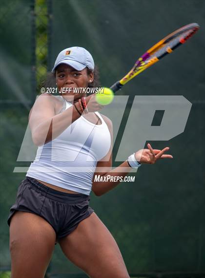Thumbnail 1 in NCHSAA 3A Girls Tennis Championships (Singles) photogallery.