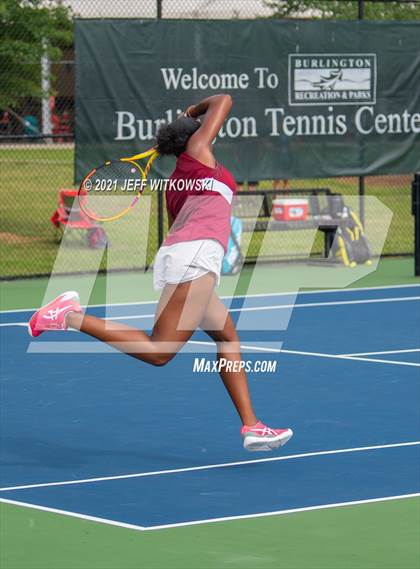 Thumbnail 2 in NCHSAA 3A Girls Tennis Championships (Singles) photogallery.