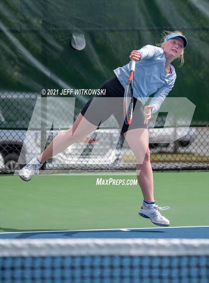 Thumbnail 1 in NCHSAA 3A Girls Tennis Championships (Singles) photogallery.