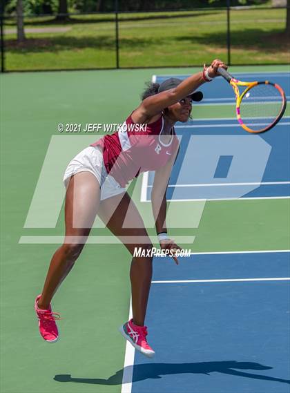 Thumbnail 3 in NCHSAA 3A Girls Tennis Championships (Singles) photogallery.