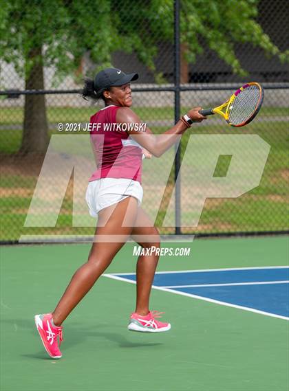 Thumbnail 1 in NCHSAA 3A Girls Tennis Championships (Singles) photogallery.