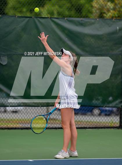 Thumbnail 2 in NCHSAA 3A Girls Tennis Championships (Singles) photogallery.