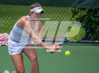 Thumbnail 3 in NCHSAA 3A Girls Tennis Championships (Singles) photogallery.