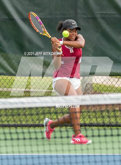 Thumbnail 1 in NCHSAA 3A Girls Tennis Championships (Singles) photogallery.