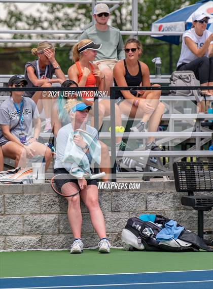 Thumbnail 2 in NCHSAA 3A Girls Tennis Championships (Singles) photogallery.