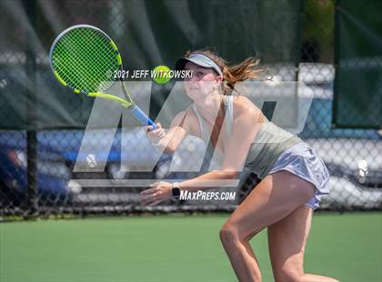 Thumbnail 1 in NCHSAA 3A Girls Tennis Championships (Singles) photogallery.