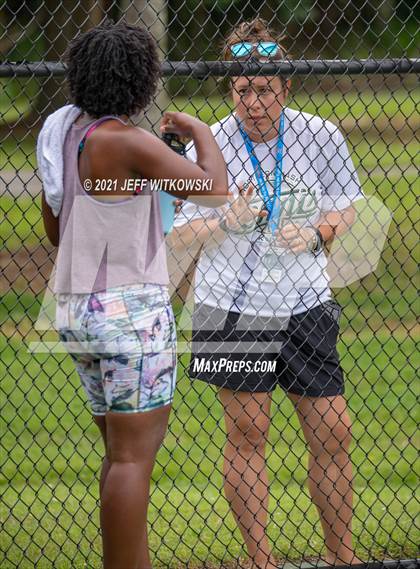 Thumbnail 2 in NCHSAA 3A Girls Tennis Championships (Singles) photogallery.