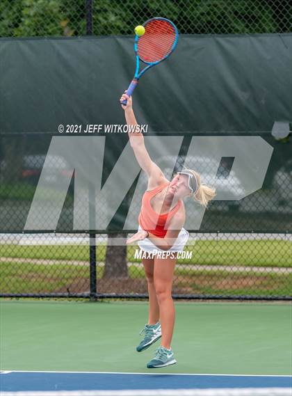Thumbnail 3 in NCHSAA 3A Girls Tennis Championships (Singles) photogallery.