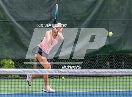 Thumbnail 1 in NCHSAA 3A Girls Tennis Championships (Singles) photogallery.
