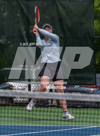 Thumbnail 2 in NCHSAA 3A Girls Tennis Championships (Singles) photogallery.