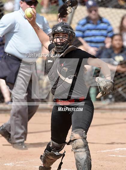 Thumbnail 3 in Mater Dei Catholic vs. Mission Viejo (Michelle Carew Classic) photogallery.