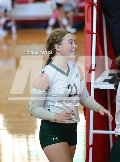 Thumbnail 1 in Santo vs Brookesmith (Eastland Volleyball Showdown 2025) photogallery.