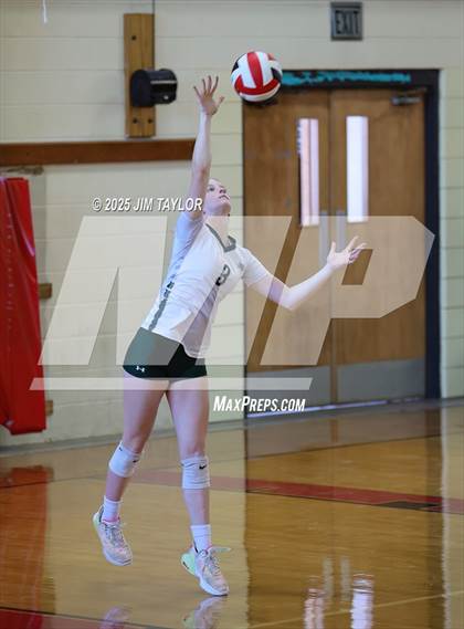 Thumbnail 1 in Santo vs Brookesmith (Eastland Volleyball Showdown 2025) photogallery.