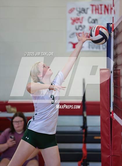 Thumbnail 2 in Santo vs Brookesmith (Eastland Volleyball Showdown 2025) photogallery.