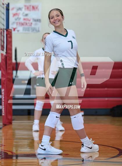 Thumbnail 2 in Santo vs Brookesmith (Eastland Volleyball Showdown 2025) photogallery.
