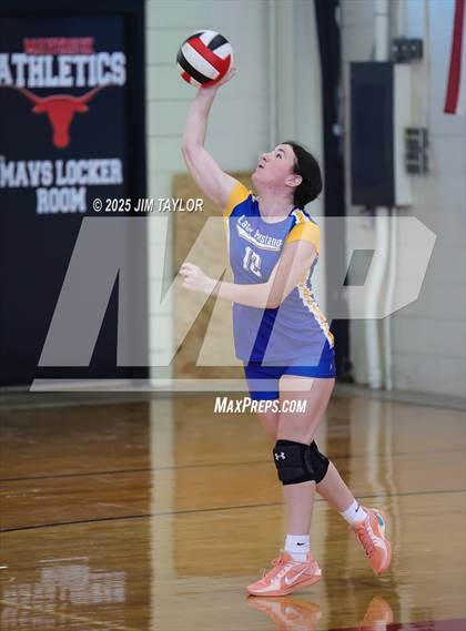 Thumbnail 3 in Santo vs Brookesmith (Eastland Volleyball Showdown 2025) photogallery.