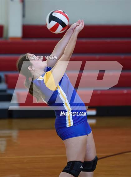 Thumbnail 1 in Santo vs Brookesmith (Eastland Volleyball Showdown 2025) photogallery.