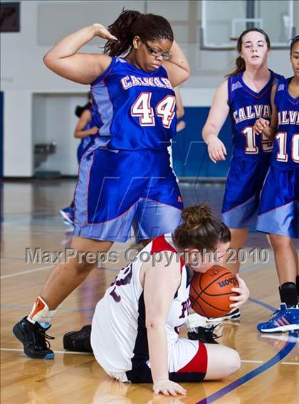 Thumbnail 3 in Prince of Peace vs Calvary Christian (Trinity Valley Shootout) photogallery.