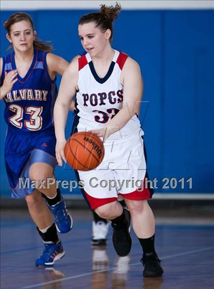 Thumbnail 2 in Prince of Peace vs Calvary Christian (Trinity Valley Shootout) photogallery.