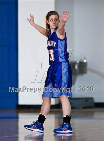 Thumbnail 1 in Prince of Peace vs Calvary Christian (Trinity Valley Shootout) photogallery.